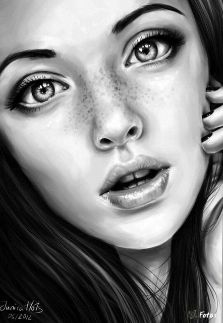 33 Contoh Gambar Sketsa Wajah Dengan Pensil Paling Bagus