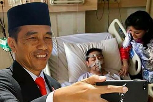 Jokowi Selfie Setnov