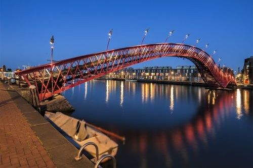 Foto Python Bridge, Amsterdam Foto Python Bridge, Amsterdam